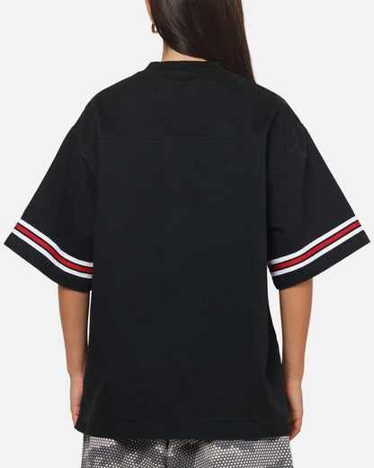 Jordan Women's Flight Woven Jersey Top Black