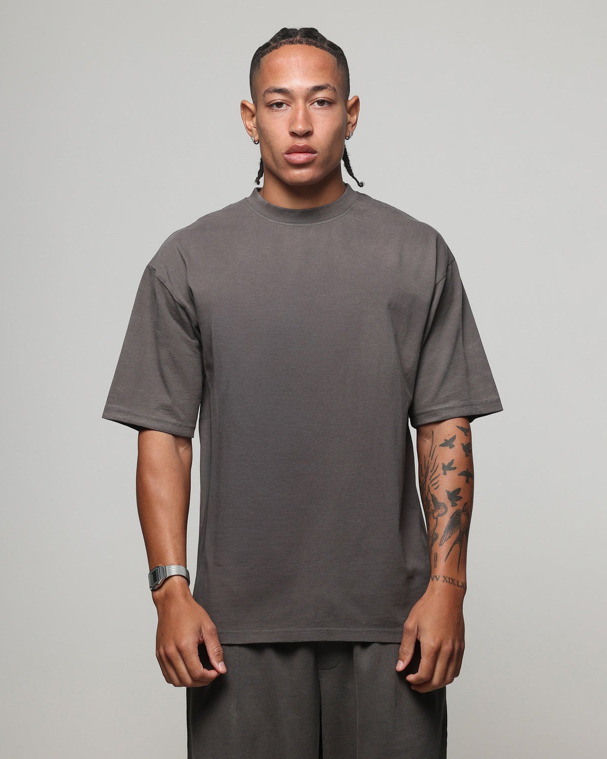 American Thrift Short Sleeve T-Shirt Washed Charcoal