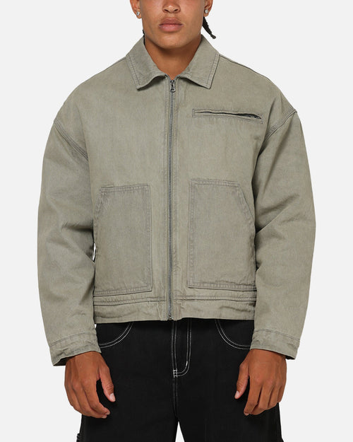 Saint Morta Halo Zip Jacket Washed Grey