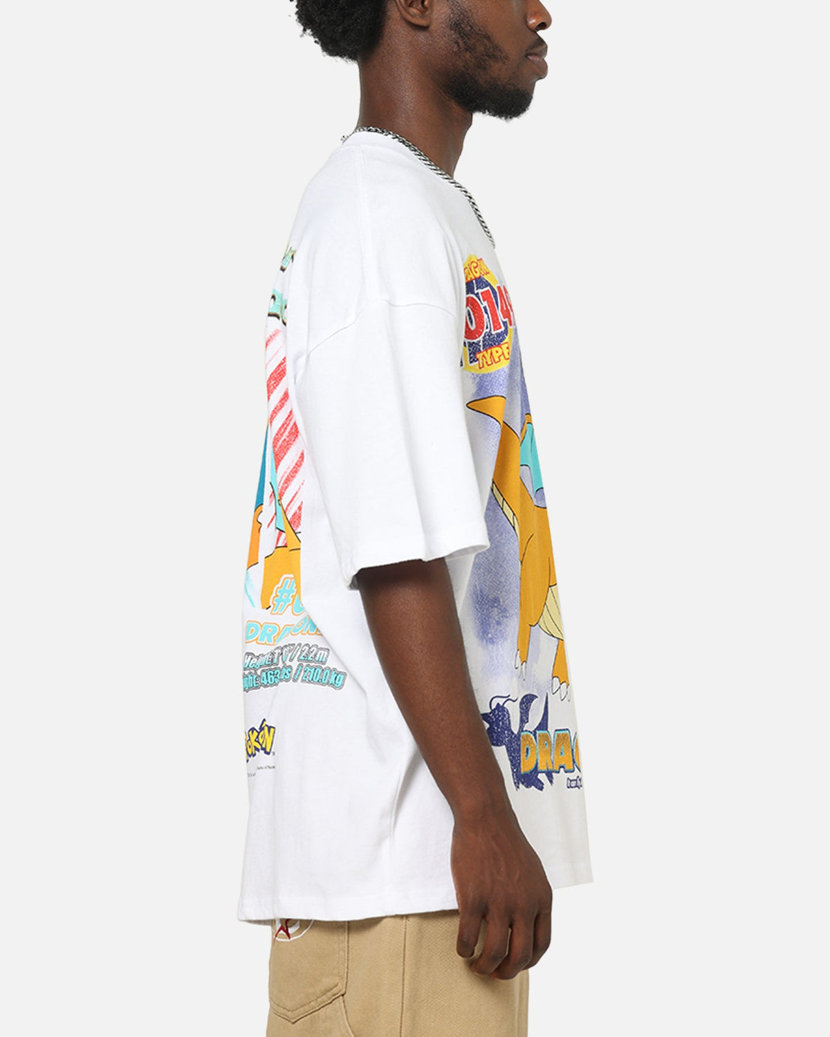 The Pokémon Collection By 73Studio Dragonite T-Shirt White