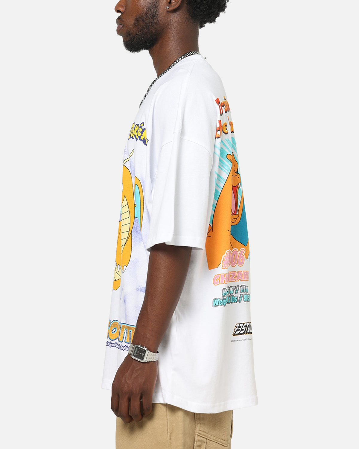 The Pokémon Collection By 73Studio Dragonite T-Shirt White