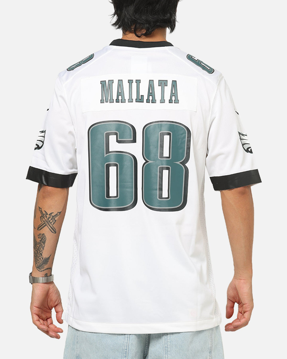 Nike Philadelphia Eagles Jordan Mailata #68 Home Game NFL Jersey White