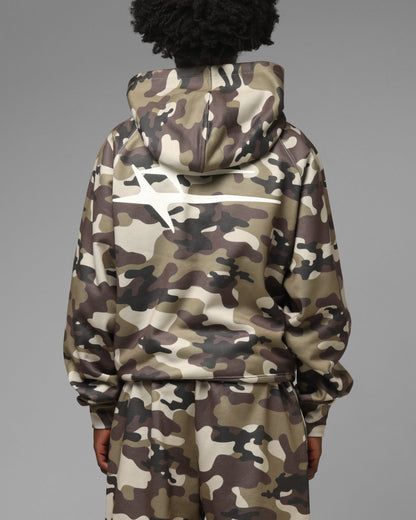 Loiter Jet Stream Zip Hoodie Camo