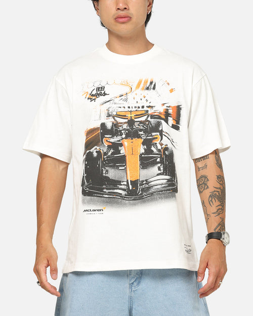 Mitchell & Ness X Mclaren Vegas 2025 T-Shirt Vintage White