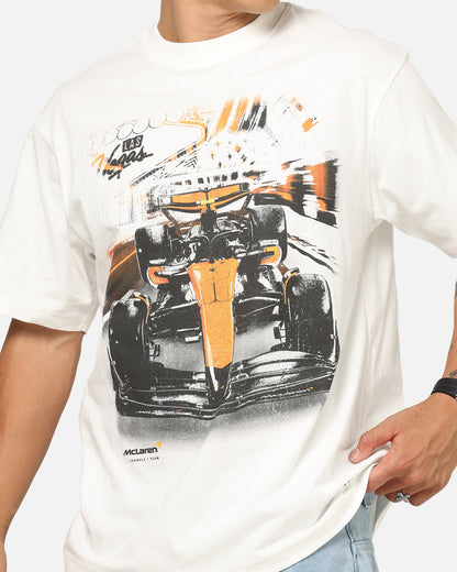 Mitchell & Ness X Mclaren Vegas 2025 T-Shirt Vintage White