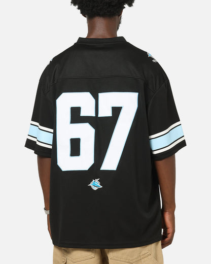 Bleacher Athletic Cronulla-Sutherland Sharks NRL Gridiron Mesh Jersey Official Team Color