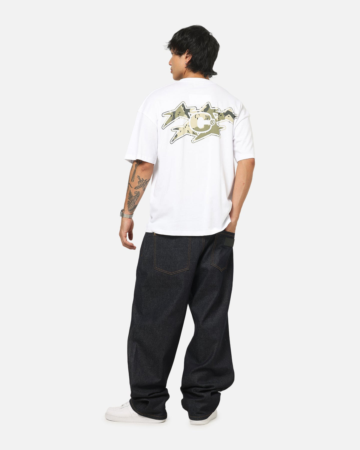 Carre 5 Star T-Shirt White