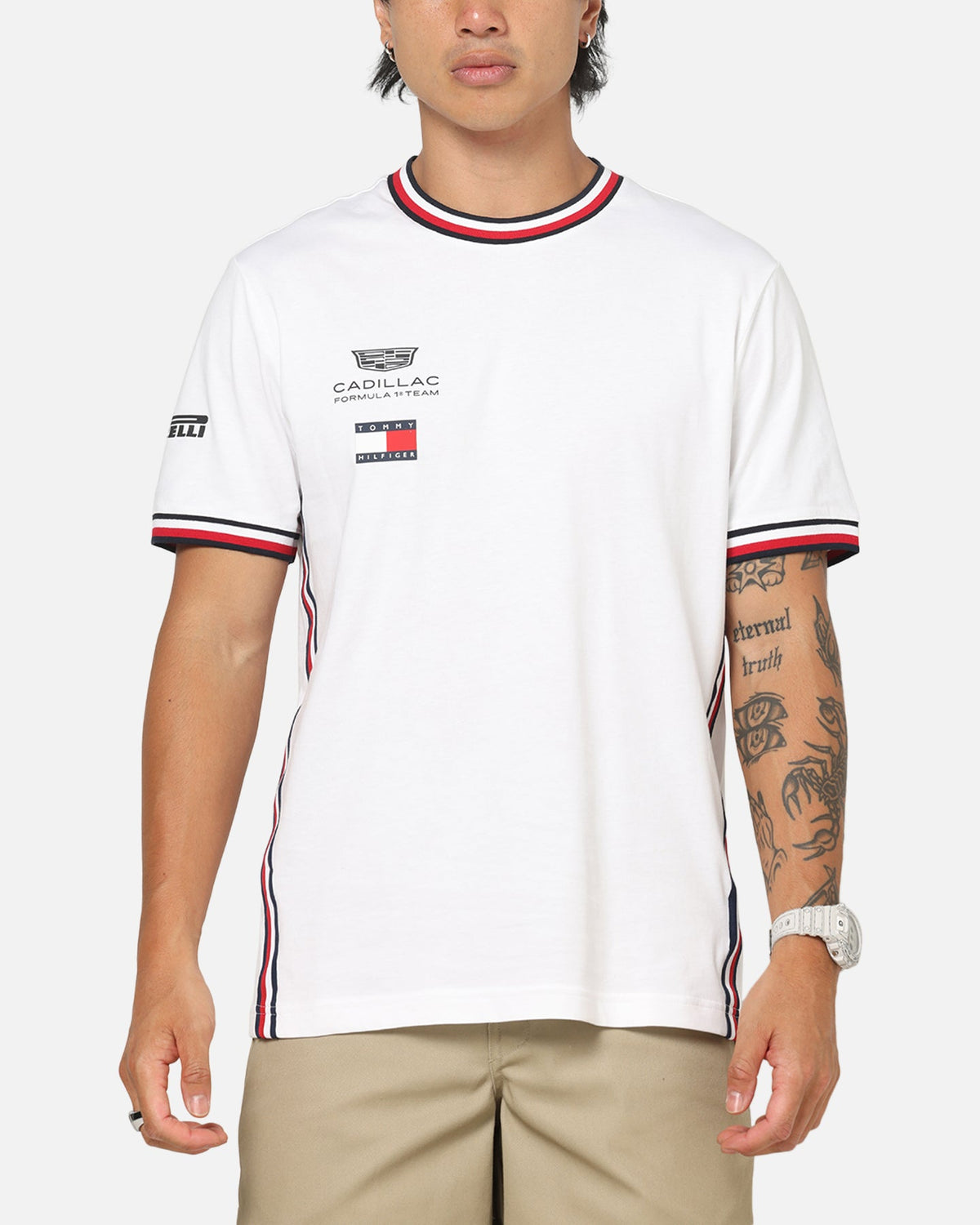 Tommy Hilfiger X Cadillac Formula 1 Team Replica T-Shirt White