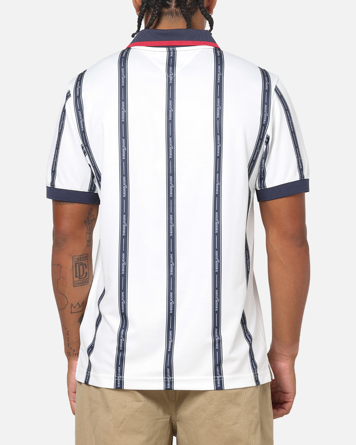 Tommy Jeans Sports Polo T-Shirt Ecru