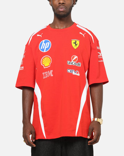Puma X Scuderia Ferrari Replica Drivers T-Shirt Red