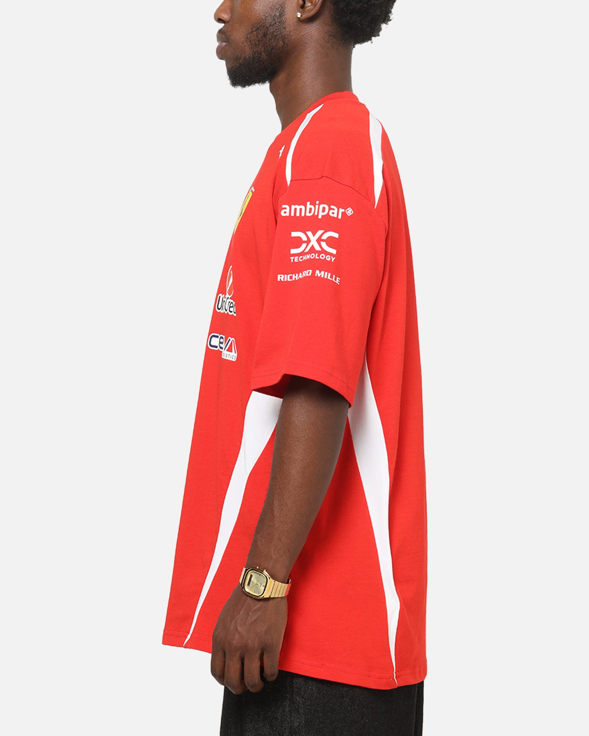 Puma X Scuderia Ferrari Replica Drivers T-Shirt Red