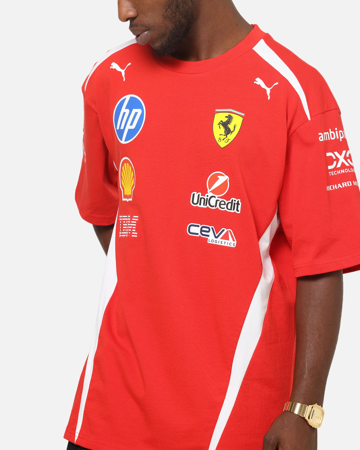 Puma X Scuderia Ferrari Replica Drivers T-Shirt Red