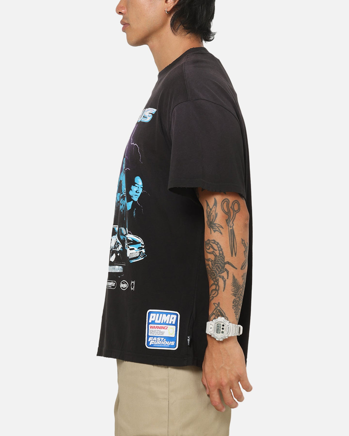Puma X Fast & Furious II Basketball T-Shirt Black
