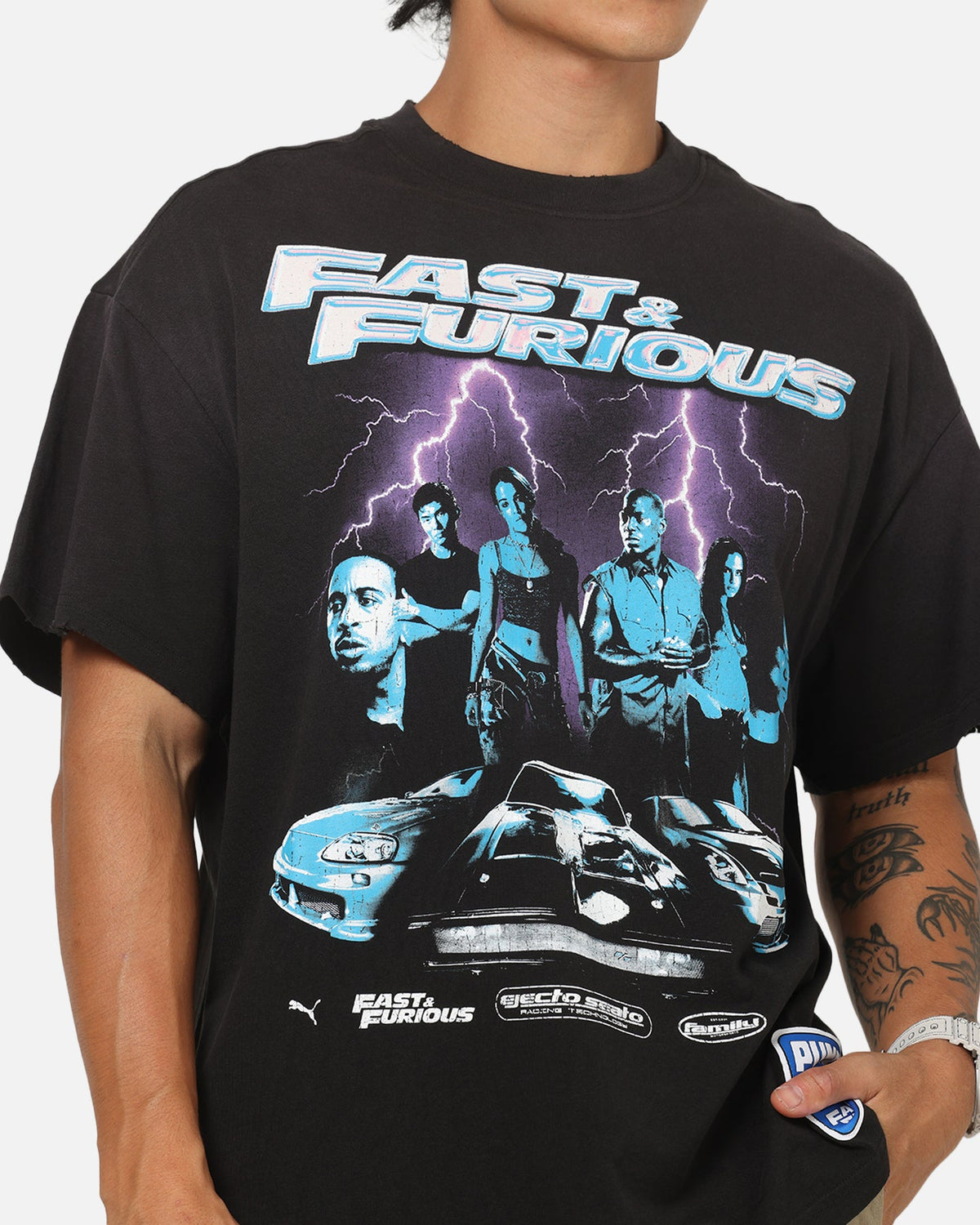 Puma X Fast & Furious II Basketball T-Shirt Black