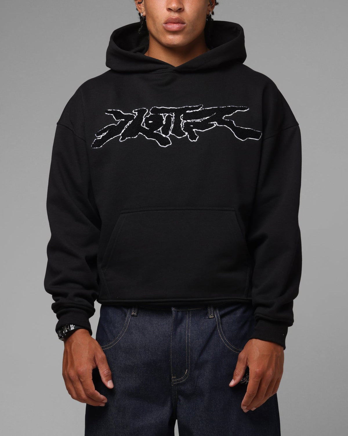 Loiter Global Hoodie Black