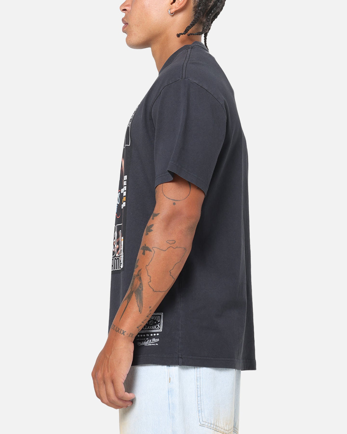 Mitchell & Ness Allen Iverson Slam T-Shirt Washed Black