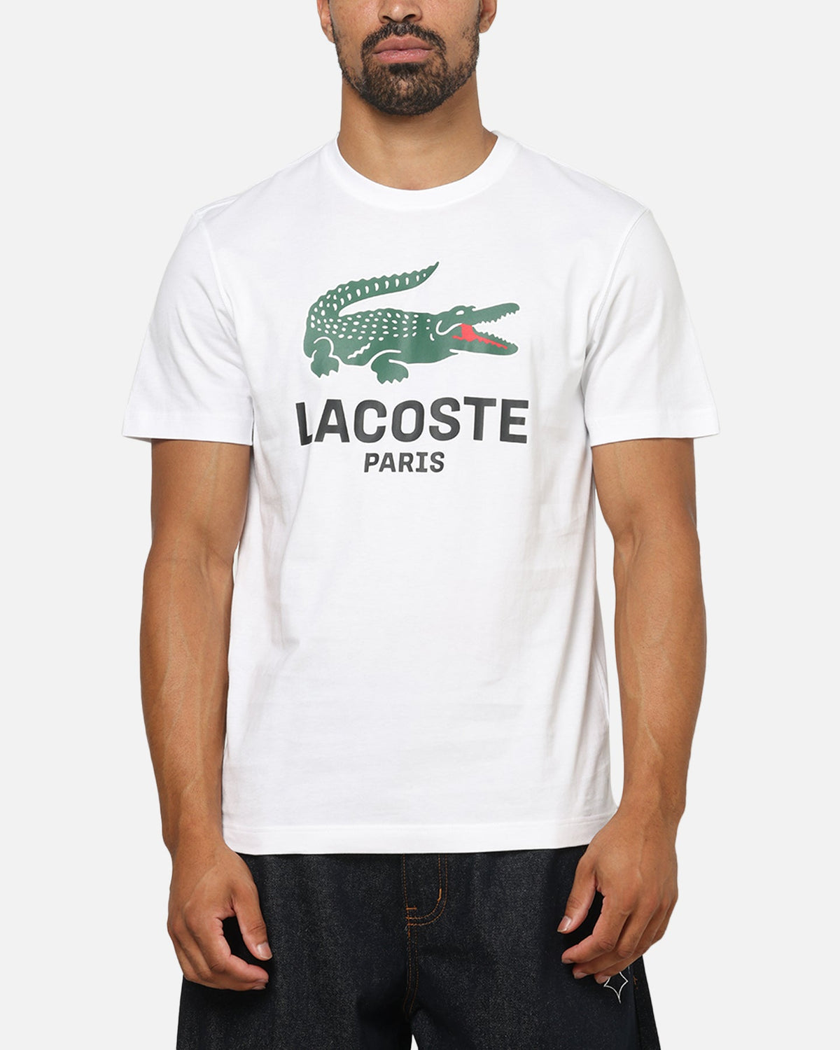 Lacoste Originals Croc Graphic T-Shirt White