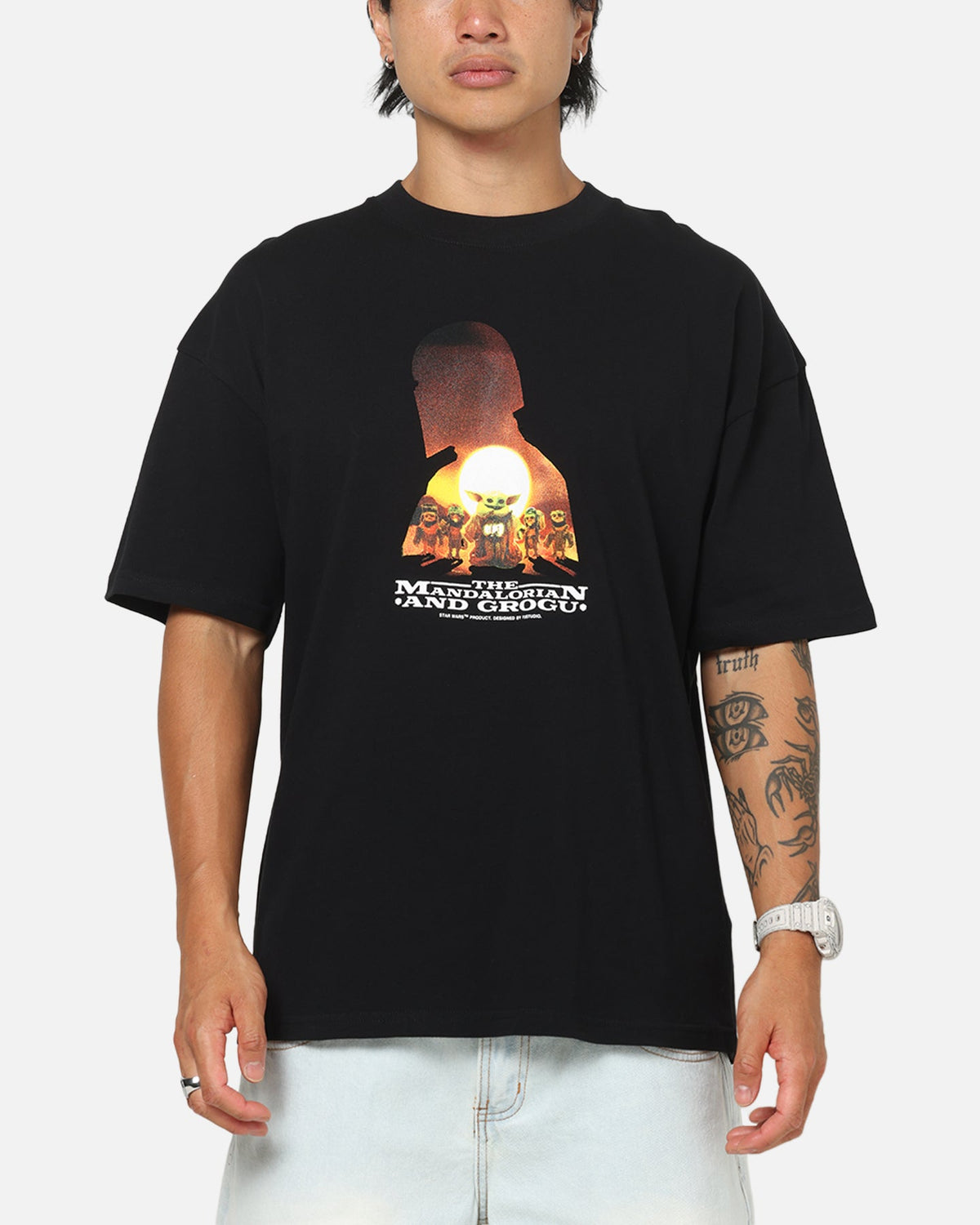73Studio Star Wars This Is The Way T-Shirt Black