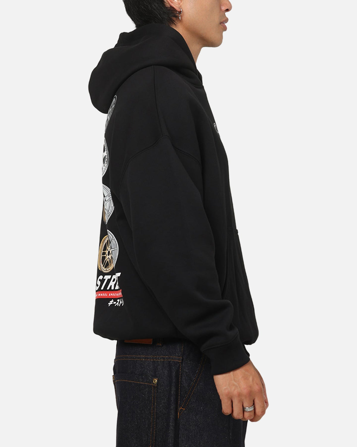 Key Street Wheels Hoodie Black