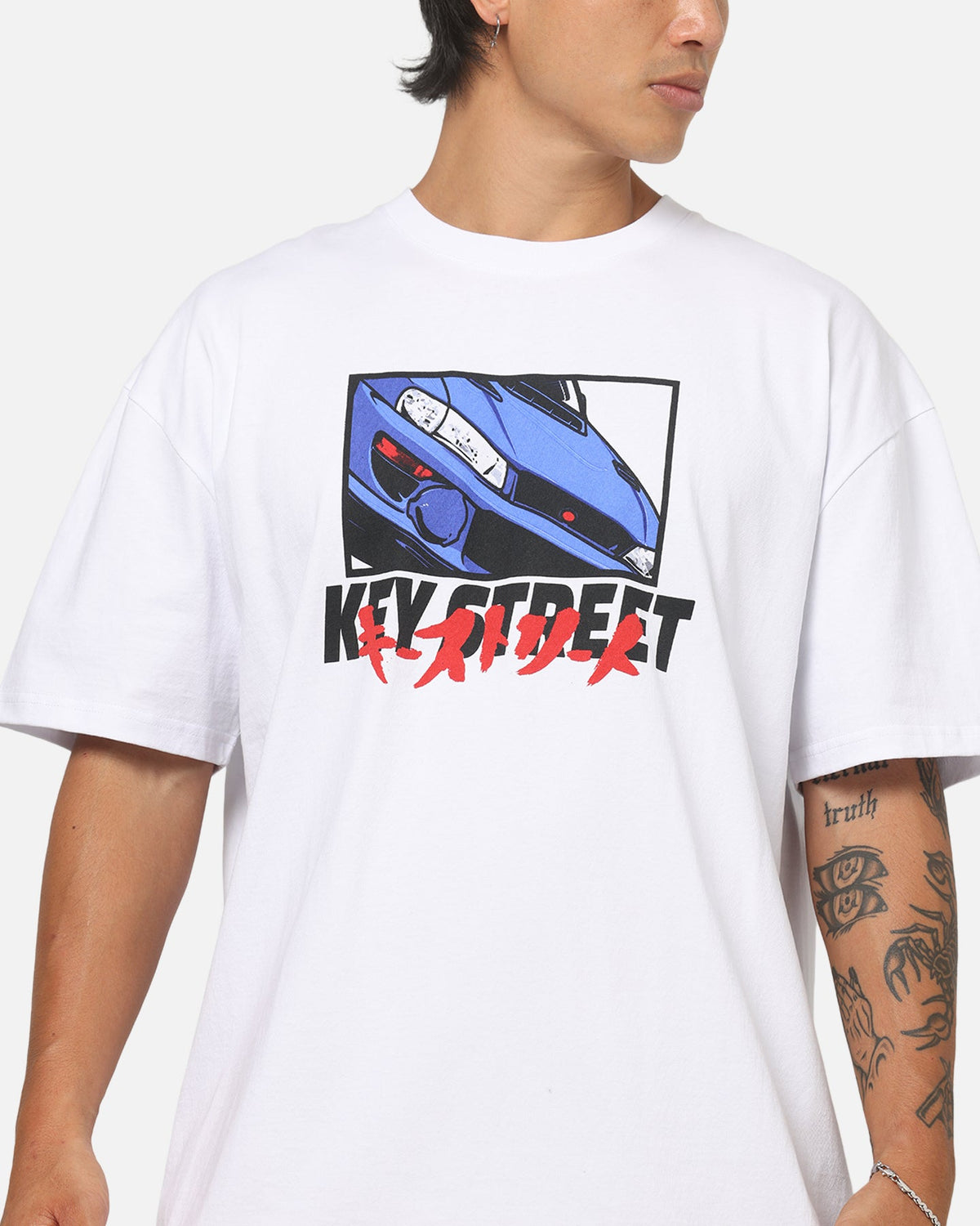 Key Street Homage Heavy T-Shirt White
