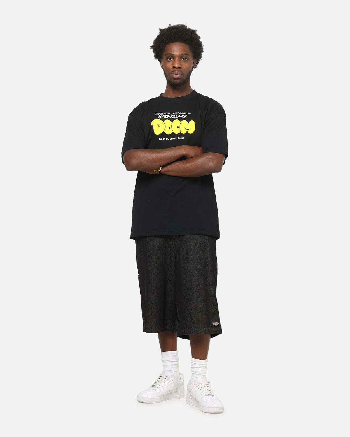 73Studio Marvel Dr Doom T-Shirt Black
