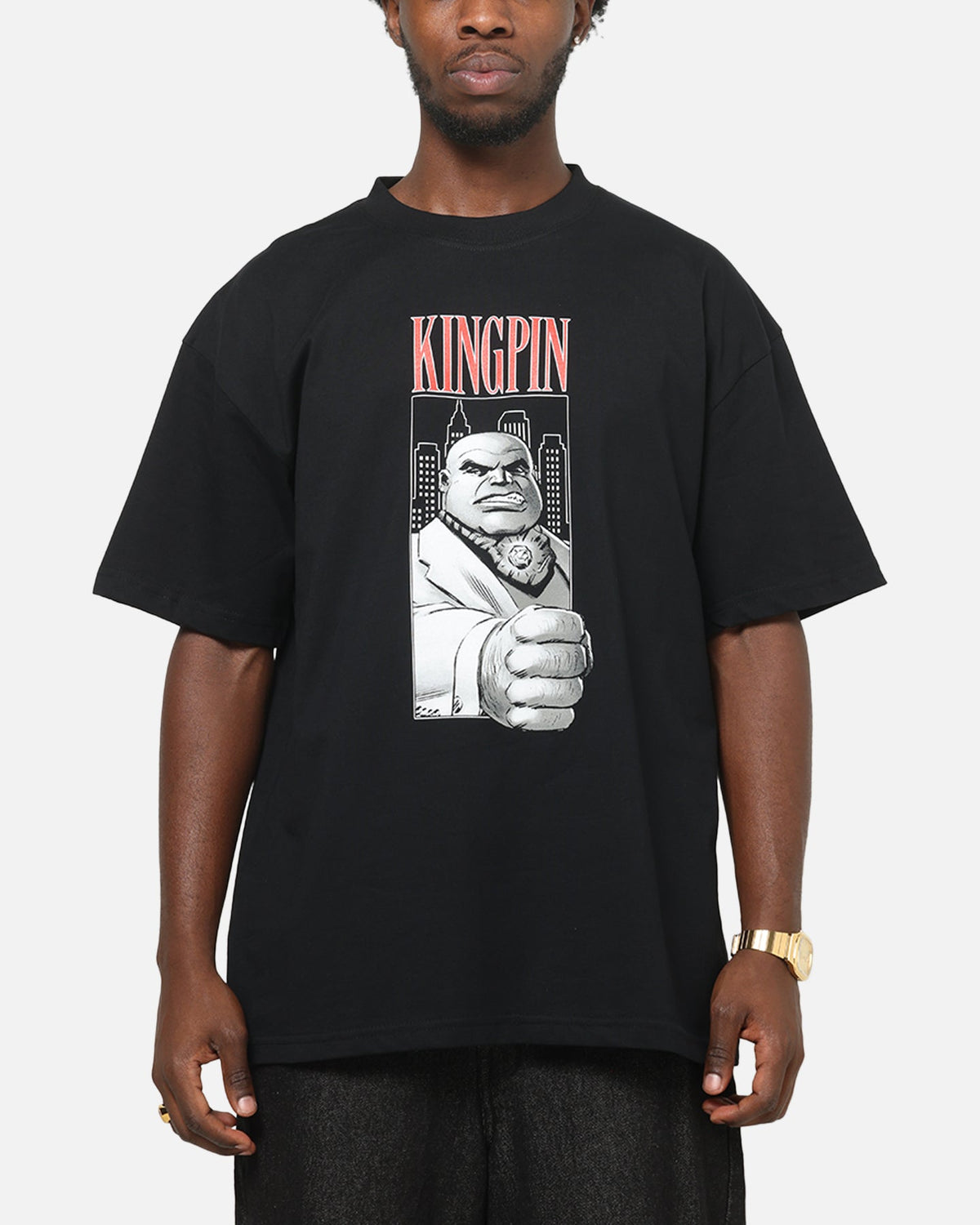 73Studio Marvel King Pin T-Shirt Black