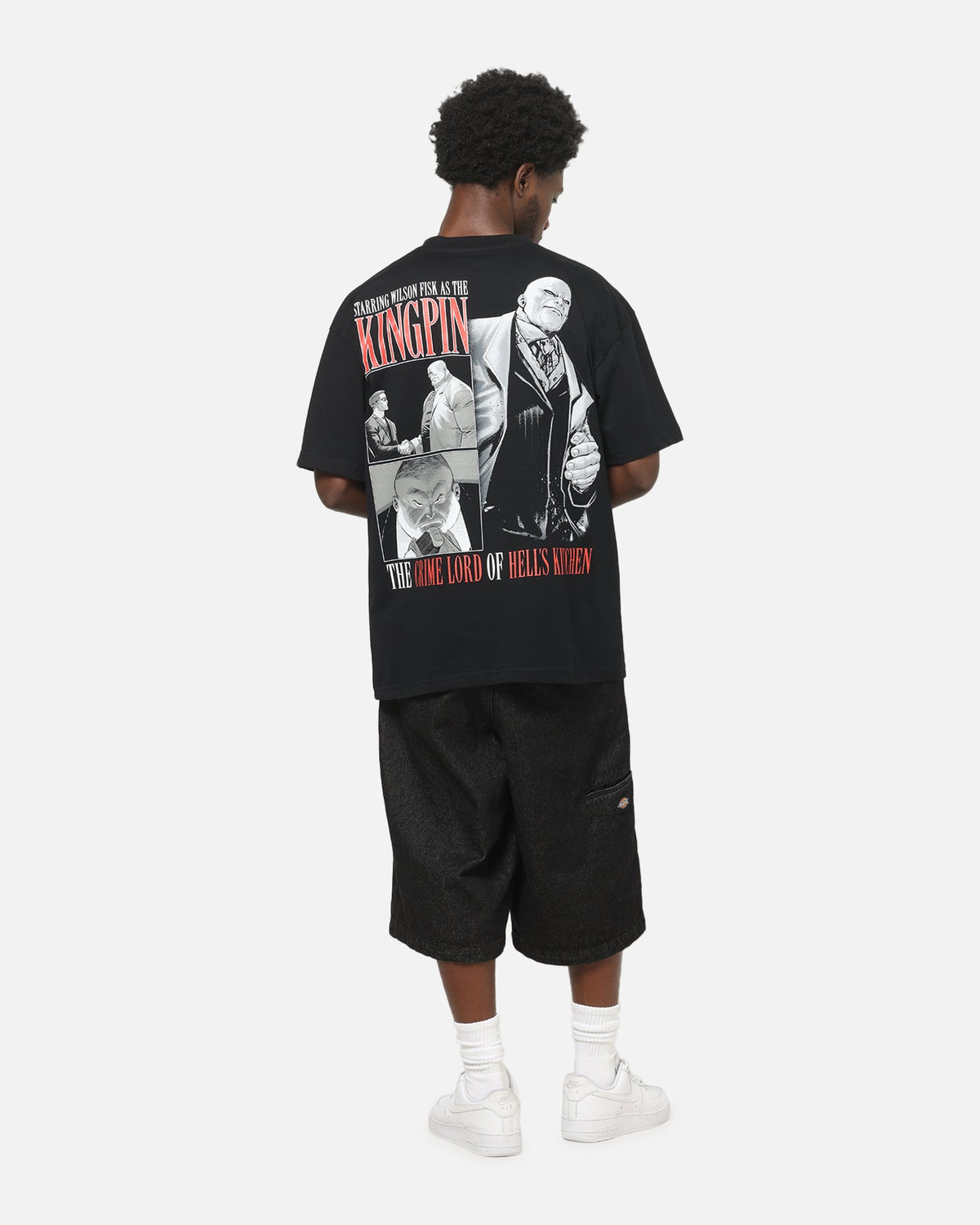 73Studio Marvel King Pin T-Shirt Black