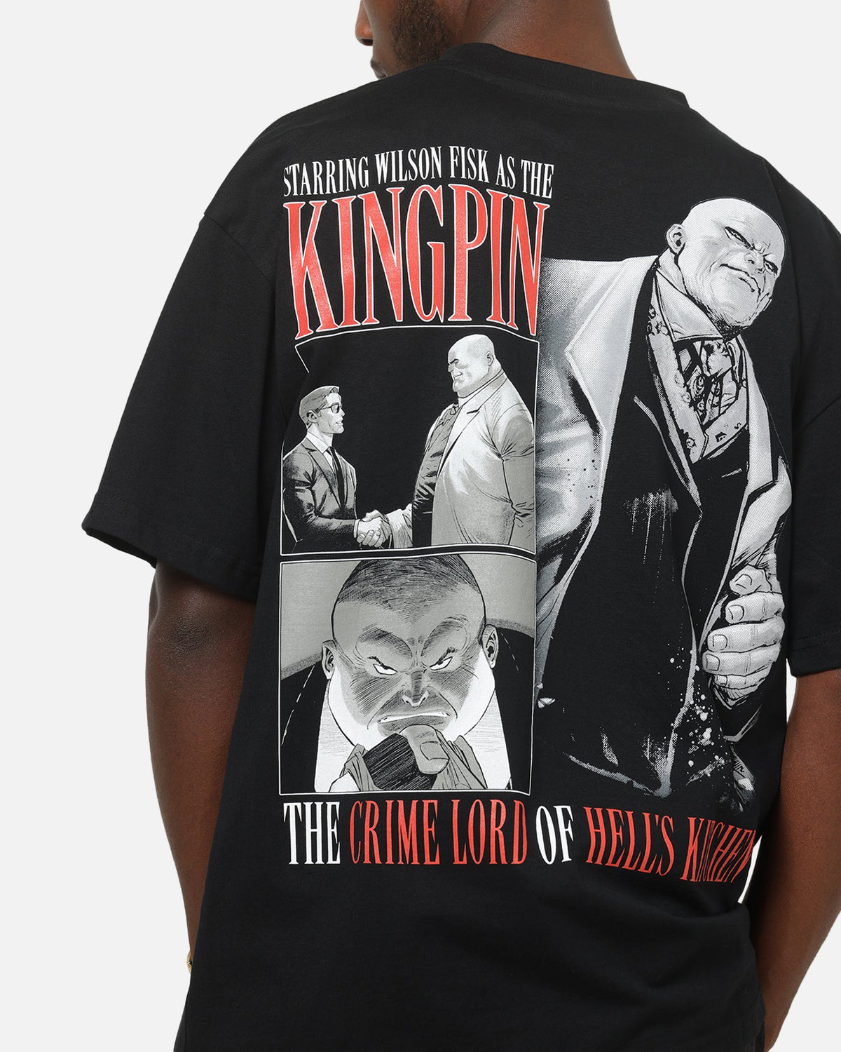 73Studio Marvel King Pin T-Shirt Black