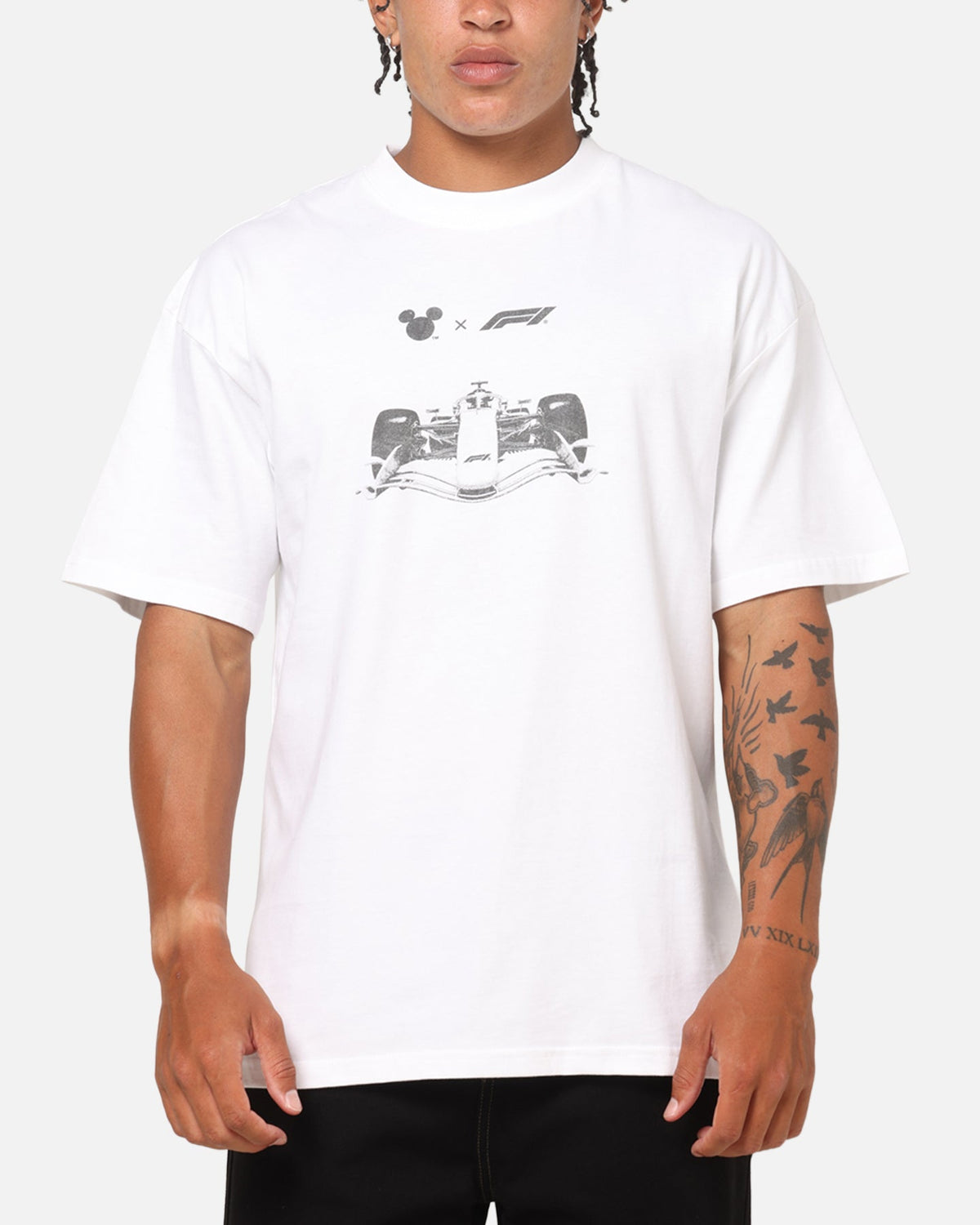 Culture Kings Disney x Formula 1® Mickey Mechanic Vintage T-Shirt White