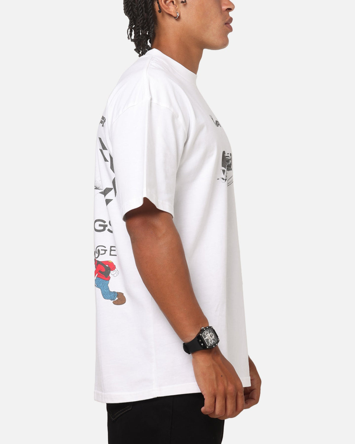 Culture Kings Disney x Formula 1® Mickey Mechanic Vintage T-Shirt White