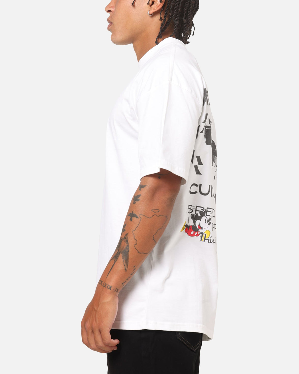 Culture Kings Disney x Formula 1® Mickey Mechanic Vintage T-Shirt White