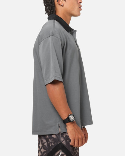 Jordan Brooklyn Polo Top Iron Grey