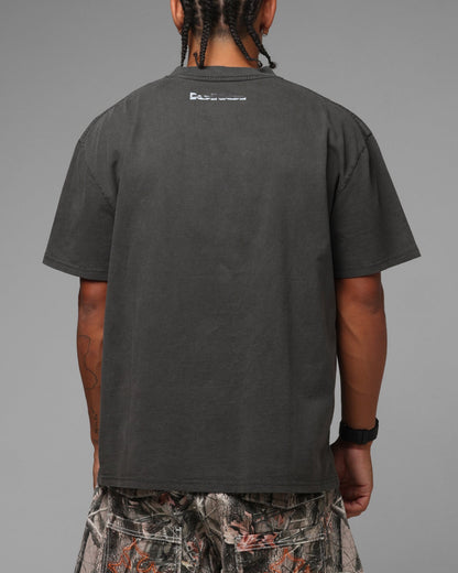 Loiter Afterimage T-Shirt Black Wash