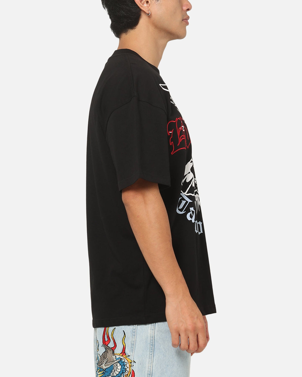 Ed Hardy Flash T-Shirt Black