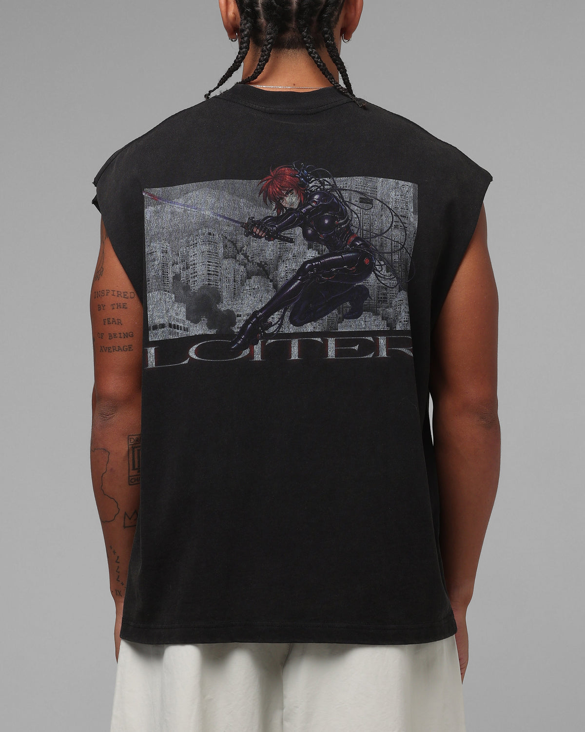 Loiter Spectre Muscle T-Shirt Black