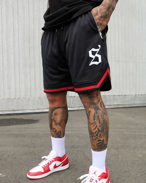 Saint Morta Envogue All-Star Basketball Shorts Black/Red