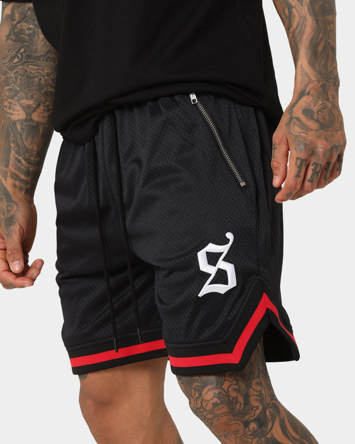 Saint Morta Envogue All-Star Basketball Shorts Black/Red