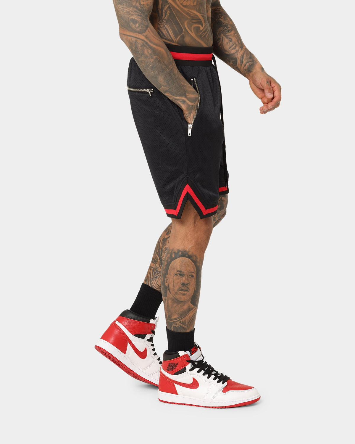 Saint Morta Envogue All-Star Basketball Shorts Black/Red