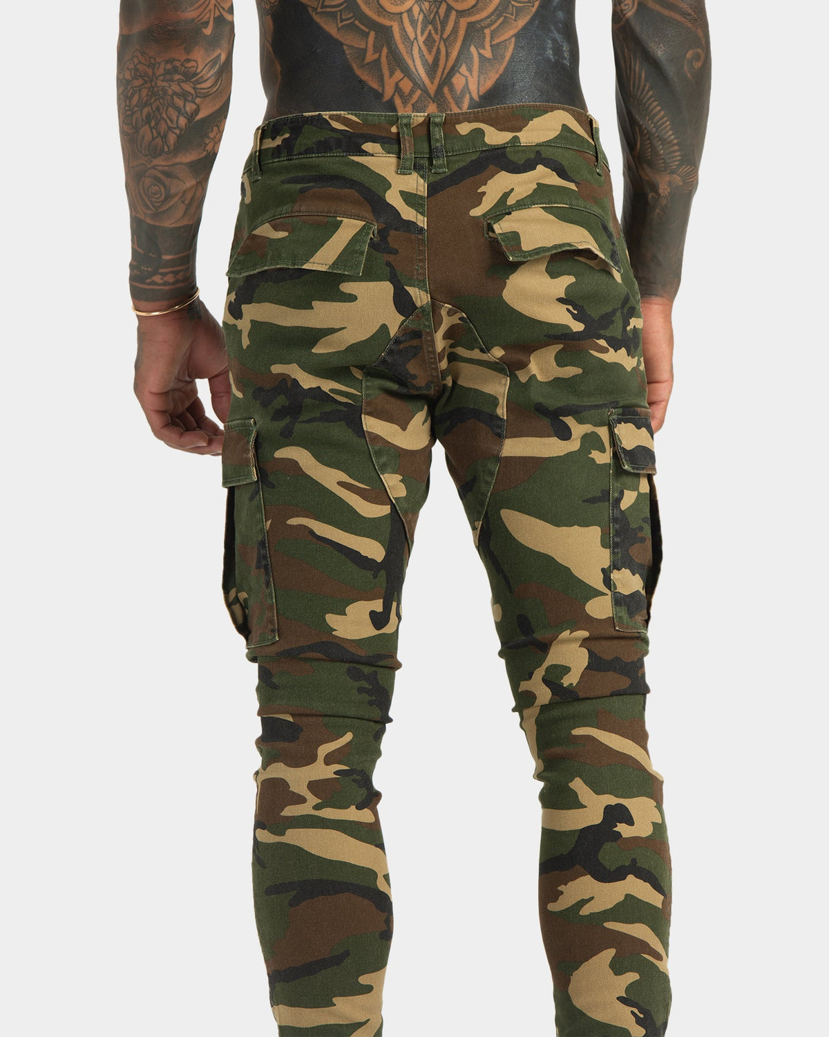 XXIII Sergeant Camo Ripped Jeans Camo