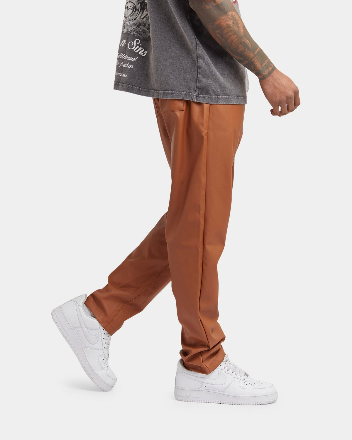 XXIII Mykel Leather Pants Tan