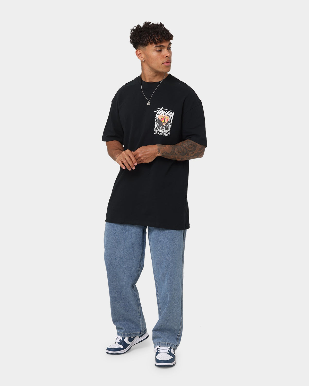 X-Large Bull Denim 91 Pants Mid Blue