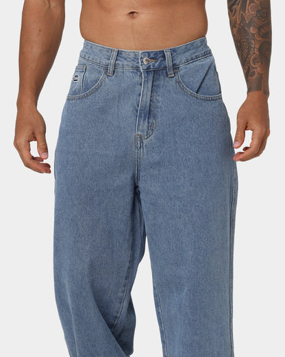 X-Large Bull Denim 91 Pants Mid Blue