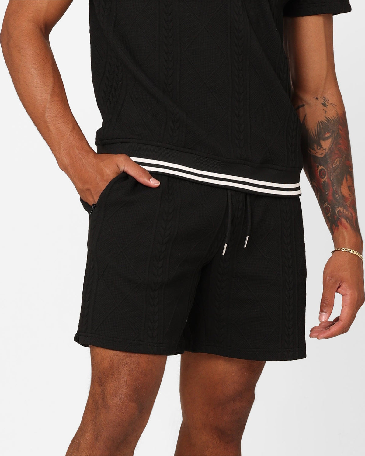 XXIII Danny Knit Shorts Black