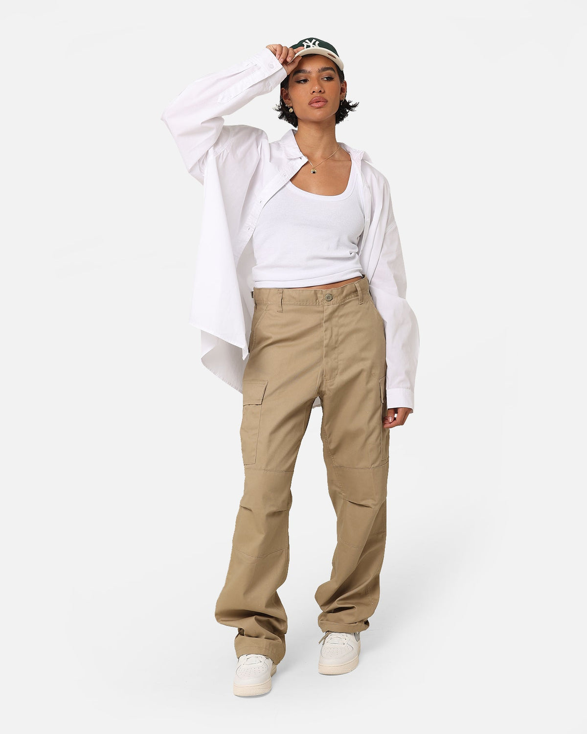 Rothco Women's Relaxed Fit Cargo Pants Khaki