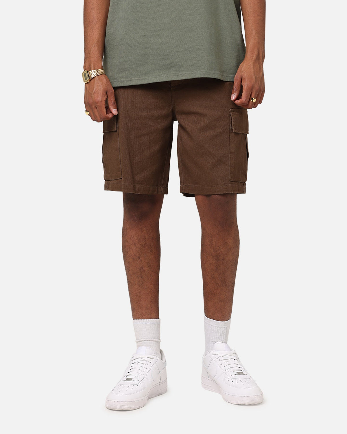 XXIII Jordy Cargo Shorts Dark Brown