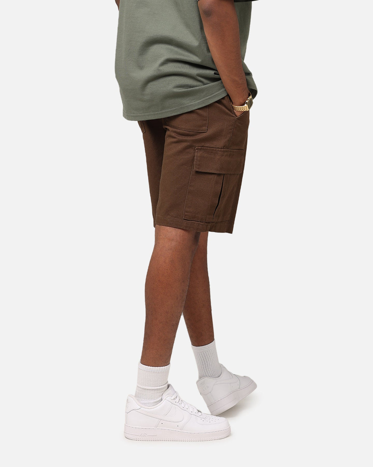 XXIII Jordy Cargo Shorts Dark Brown