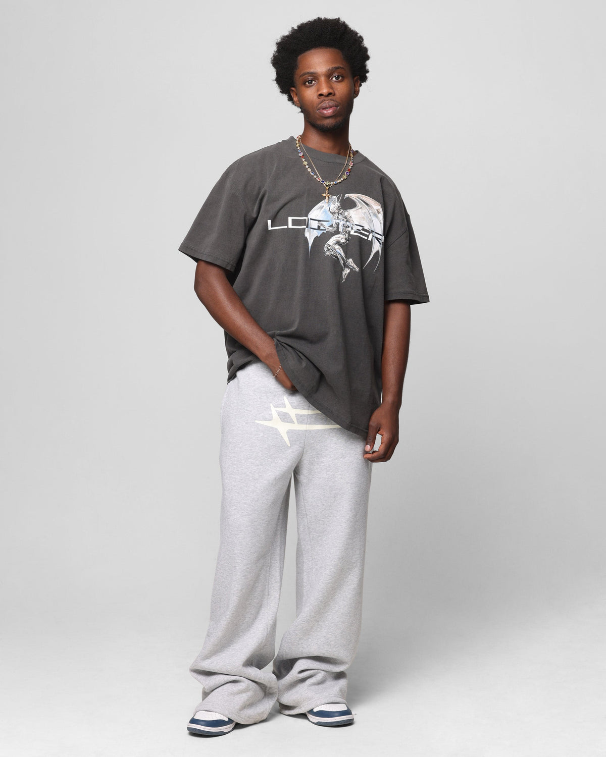 Loiter Hybrid Sweatpants Grey Marle