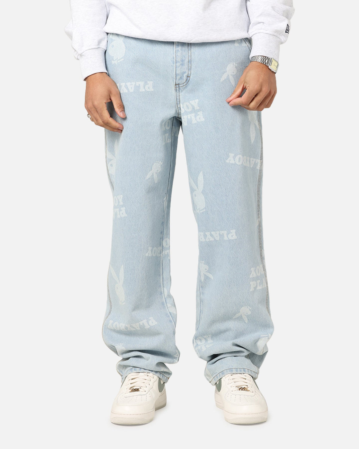 Playboy Mess Denim Jeans Light Indigo