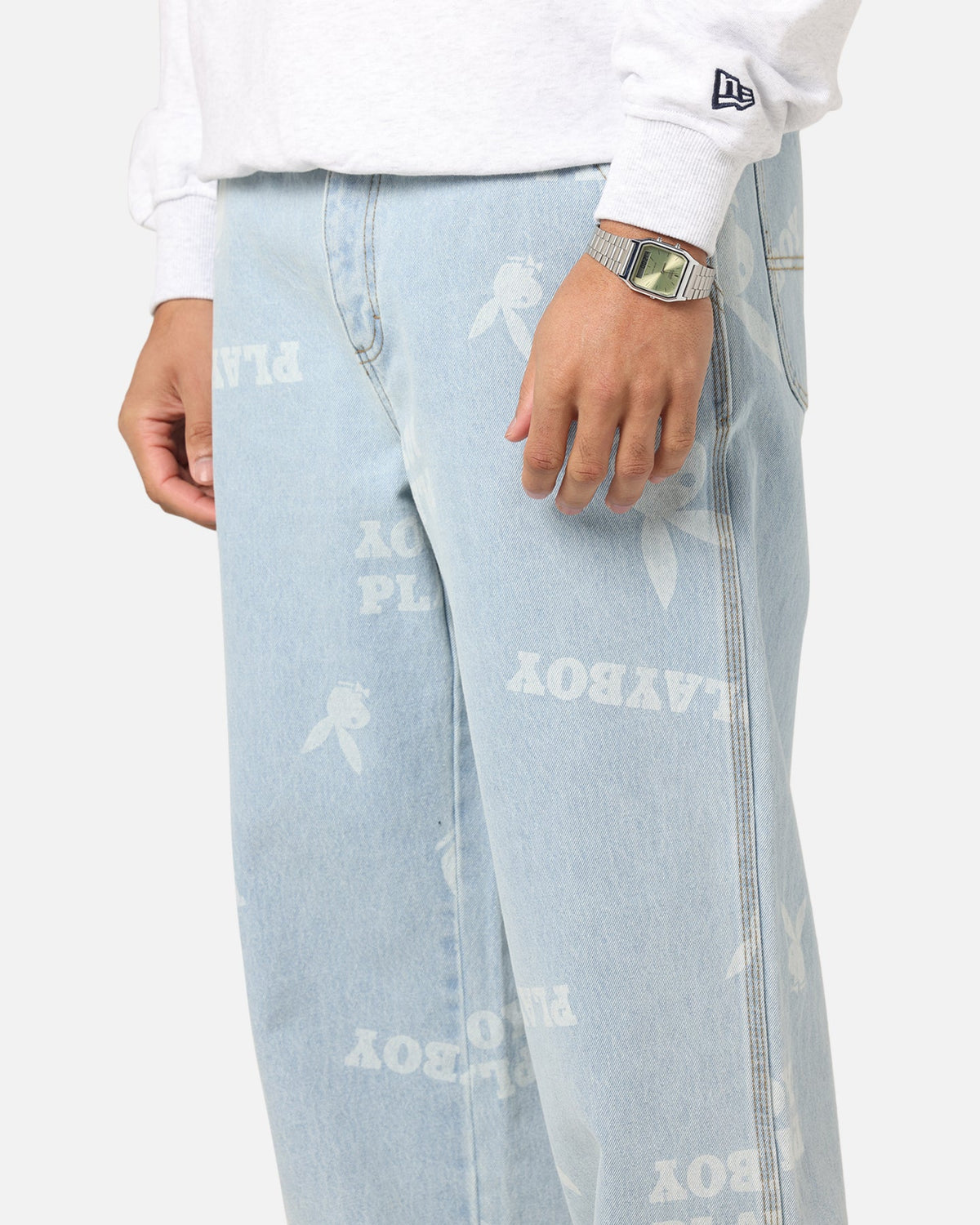 Playboy Mess Denim Jeans Light Indigo