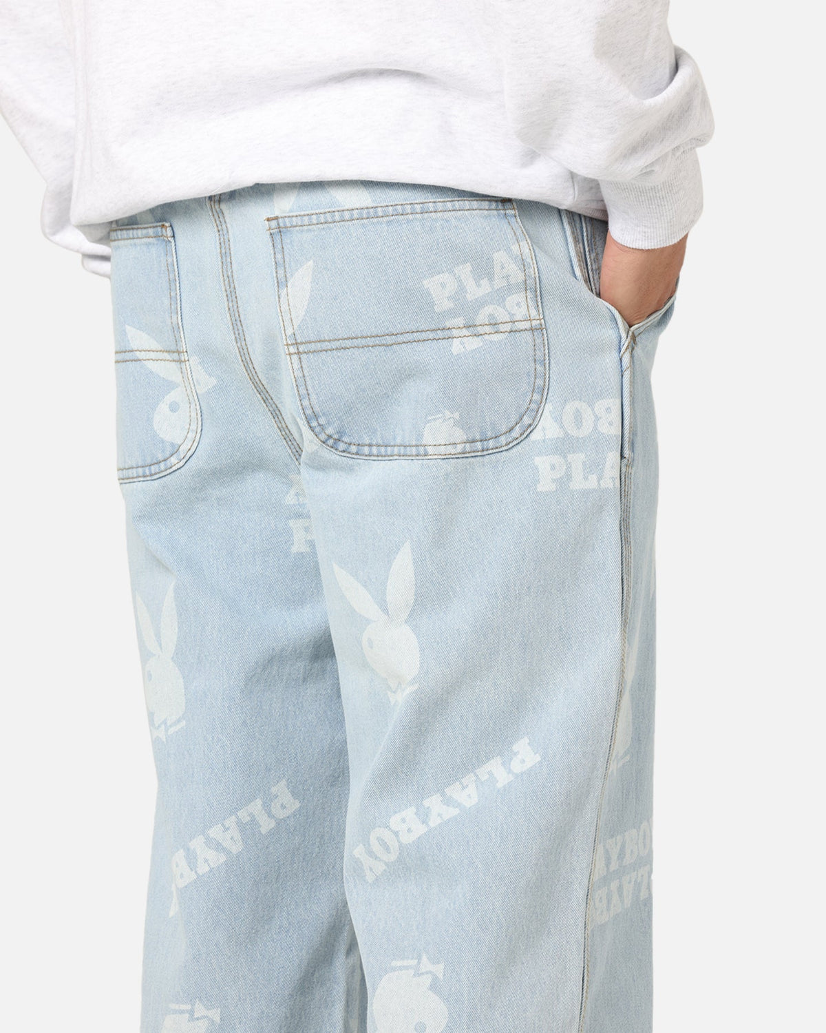 Playboy Mess Denim Jeans Light Indigo